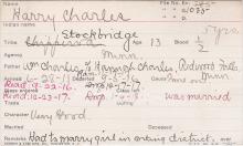 Harry Charles Student Information Card