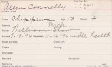 Allen Connelly Student Information Card