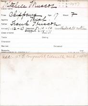 Mitchell Muscoe Student Information Card