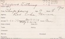 Clifford Sitting Student Information Card