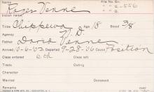 Roger Venne Student Information Card