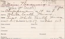 William Earth Student Information Card