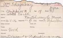 William Shagobay Student Information Card