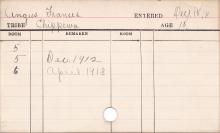 Frances Angus Progress Card