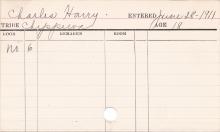 Harry Charles Progress Card