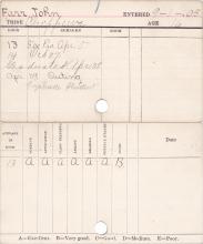 John B. Farr Progress Card