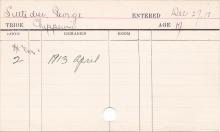 J. George Littledeer Progress Card