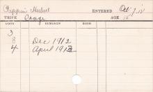 Herbert Pappin Progress Card