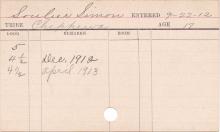 Simon Soulier Progress Card