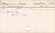 Alice Attaquin Progress Card