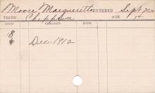 Margueritte Moore Progress Card