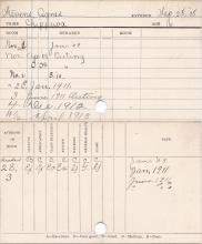 Agnes Stevens Progress Card