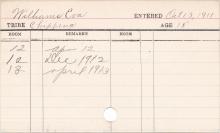 Eva Williams Progress Card