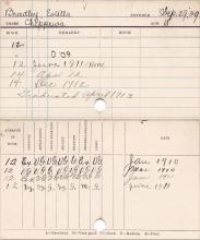Stella Bradley Progress Card