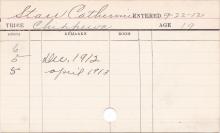 Catherine Starr Progress Card