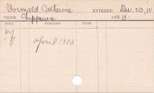 Catherine Vornwald Progress Card
