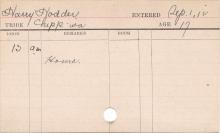 Harry Hodder Progress Card