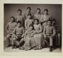 Eleven Chiricahua Apache students [version 2], 1887