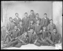 Fifteen Apache male students [version 1], c.1888