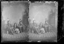 Wounded Yellow Robe, Chauncey Yellow Robe, and Henry Standing Bear [version 3], 1883