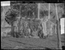 Twelve Navajo students (pose 2) [version 1], 1882