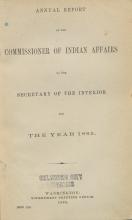 Excerpt from Annual Report of the Commissioner of Indian Affairs, 1885