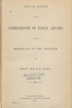 Excerpt from Annual Report of the Commissioner of Indian Affairs, 1886