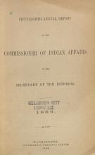 Excerpt from Annual Report of the Commissioner of Indian Affairs, 1889