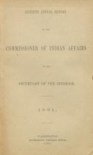 Excerpt from Annual Report of the Commissioner of Indian Affairs, 1891
