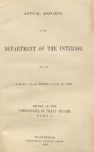 Excerpt from Annual Report of the Commissioner of Indian Affairs, 1899