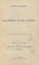 Excerpt from Annual Report of the Commissioner of Indian Affairs, 1904