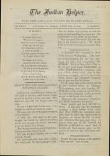 The Indian Helper (Vol. 1, No. 27)