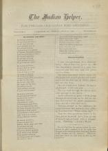 The Indian Helper (Vol. 1, No. 46)