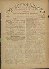 The Indian Helper (Vol. 7, No. 45)