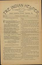 The Indian Helper (Vol. 8, No. 13)