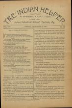 The Indian Helper (Vol. 8, No. 14)