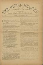 The Indian Helper (Vol. 8, No. 15)