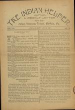 The Indian Helper (Vol. 8, No. 18)