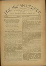 The Indian Helper (Vol. 8, No. 24)