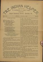 The Indian Helper (Vol. 8, No. 25)