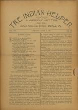 The Indian Helper (Vol. 8, No. 29)