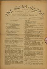 The Indian Helper (Vol. 8, No. 31)