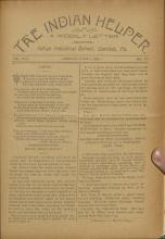 The Indian Helper (Vol. 8, No. 37)