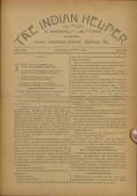 The Indian Helper (Vol. 8, No. 38)