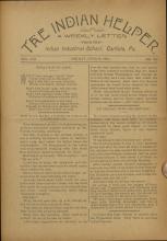 The Indian Helper (Vol. 8, No. 40)