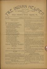The Indian Helper (Vol. 8, No. 41)