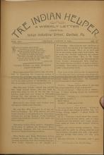 The Indian Helper (Vol. 8, No. 47)