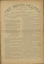 The Indian Helper (Vol. 9, No.11)