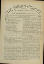 The Indian Helper (Vol. 9, No. 28)