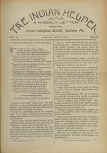 The Indian Helper (Vol. 9, No. 29)